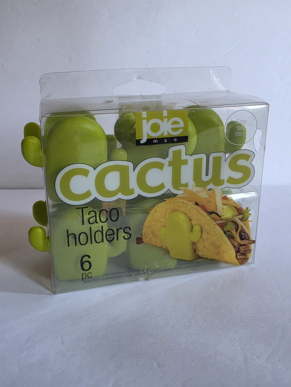 Joie Cactus Shaped Easy Filling Taco Shell Holders Set of 6 BPA Free - New